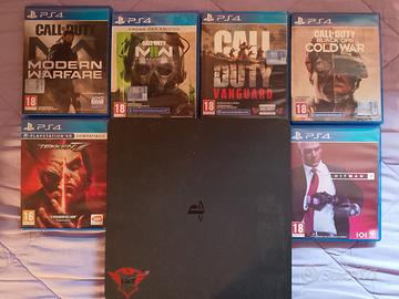 ps4 completa di giochi cavi e joystick 