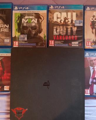 ps4 completa di giochi cavi e joystick 