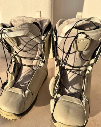 Snowboard scarponi salomon donna 39