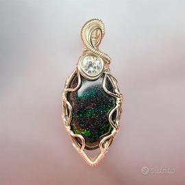 Opale nero australiano