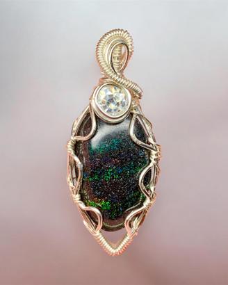 Opale nero australiano