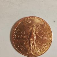 50 pesos 1821/1947 messicano al migliore offerente
