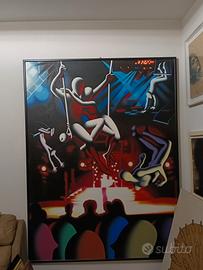 Mark Kostabi 200x150 autentica su foto pubblicato