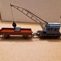Marklin H0 Carro Gru Con Carro Appoggio 4611+4503 