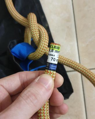 Corda arrampicata Edelrid 70m da 9.8mm