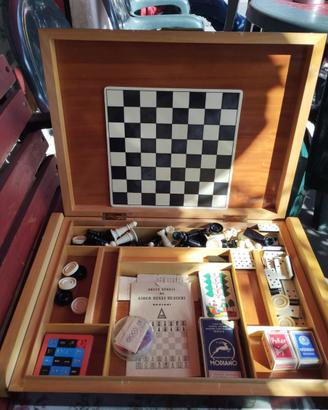 Scatola Multigioco Vintage in Legno
