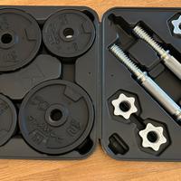 Pesi manubri Kit 20 kg Decathlon