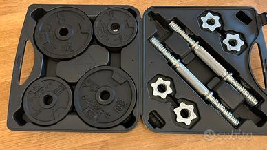 Pesi manubri Kit 20 kg Decathlon