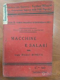 Macchine e Salari. BONETTI, Paolo