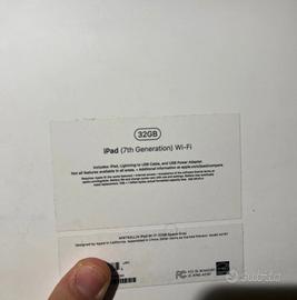 Ipad 7* generazione 2019