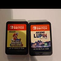 giochi switch mario deluxe e arsene lupin