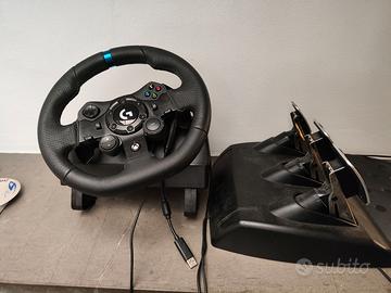 Logitech G G923 volante trueforce e pedali xbox PC