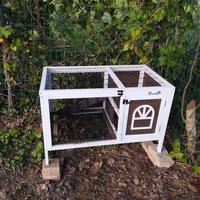 Conigliera per uno/due conigli