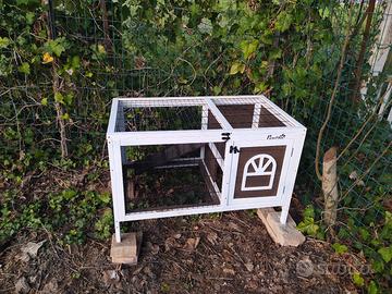 Conigliera per uno/due conigli