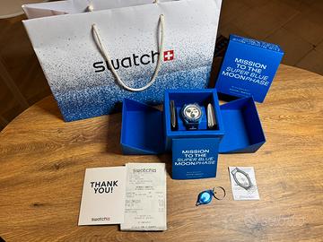 Swatch x Omega MoonSwatch Super Blue Moonphase NEW