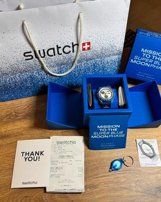 Swatch x Omega MoonSwatch Super Blue Moonphase NEW