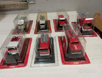 Lotto 7 modellini vigili del fuoco 