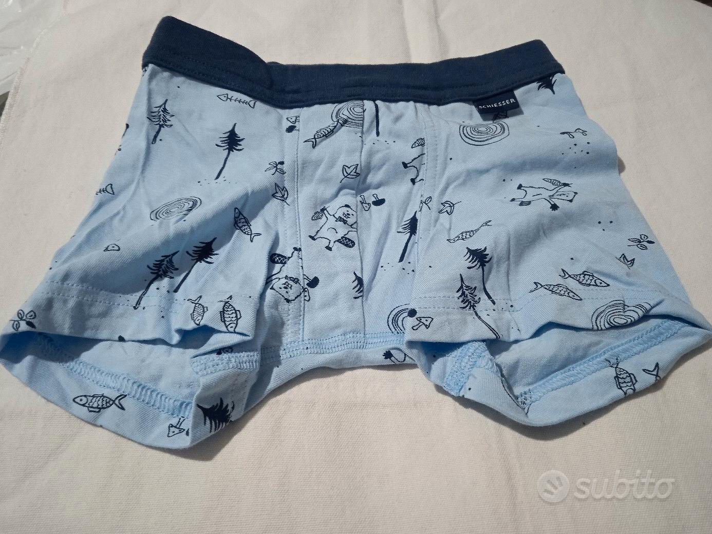 SCHIESSER Boxer Da Ragazzo 2 Pezzi S M L 152 164 176 100% Cotone Biologico