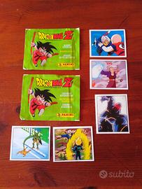 2 Bustina Dragonball Z chiuse-2001 Panini+5 sticke