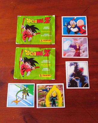 2 Bustina Dragonball Z chiuse-2001 Panini+5 sticke