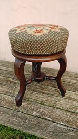 Sgabellino anni 40 con seduta regolabile