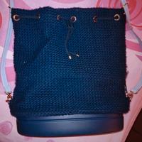 Zaino a secchiello o borsa di Lana O bag