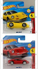 HOT WHEELS IN LOTTO  FERRARI DINO ROSSA / GIALLA 