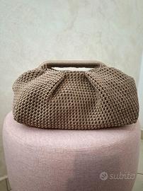 borsa clutch uncinetto 