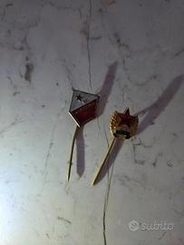 2 spille vintage antiche