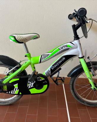 Bici bambino 4-6 anni con casco