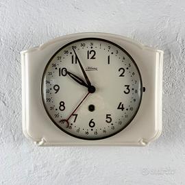 Orologio da parete vintage anni ‘50 in ceramica