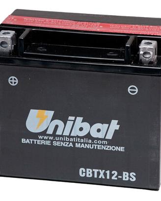 BATTERIA MOTO UNIBAT AGM CT12B BS