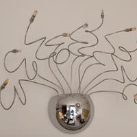 applique moderna in acciaio 