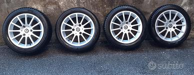 Cerchi 15 smart 451 gomme neve
