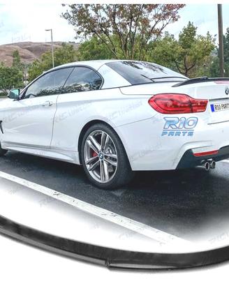 SPOILER ALETTONE BMW F33 F83 CABRIO LOOK M4 NEGRO 