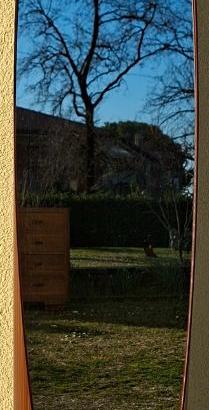 Specchio a unghia originale anni '70