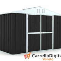 Box giardino lamiera zincata 327x155 nero