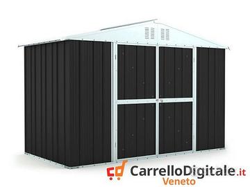 Box giardino lamiera zincata 327x155 nero