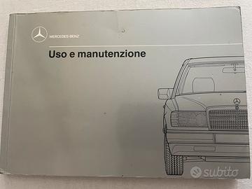 Libretto uso e manutenzione Mercedes W123