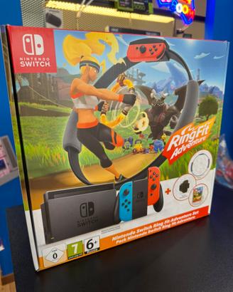 Nintendo Switch + Ring Fit Adventure Pack