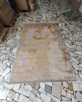 Tappeto classico 3x2 metri beige e oro –Come nuovo
