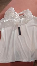 camicia bianca collo staccabile 