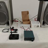 Impianto Amplificatore,casse,dispositivo bluetooth