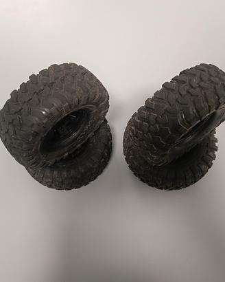 Treno Gomme Scaler Crawler 1.9 Traxxas con Cerchio