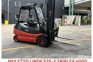 Muletto linde e25-2 triplex 6000