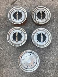4 Cerchi Ferro Originali Fiat 500 Epoca