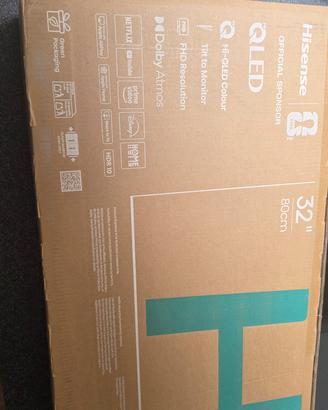 tv hisense fhd qled nuova imballata smart tv