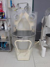 Impastatrice tuffante a vasca estraibile 120 Kg