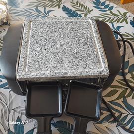 Pietra ollare  Princess con 4 raclette