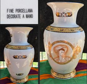 vaso porcellana e oro,si spedizione 